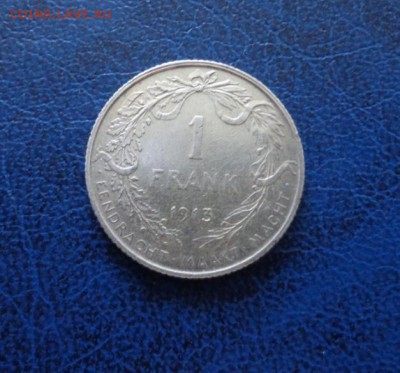 Бельгия 1 франк 1913 до 30.11 - DSC00224.JPG
