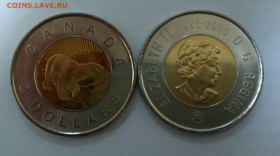 Канада 2 доллара 2006 10 лет с начала чекана монет 2 доллара - нач