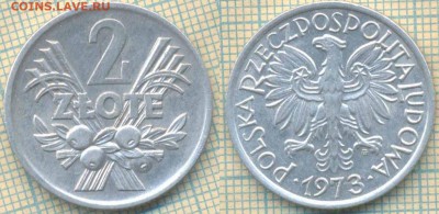 Польша 2 злотых 1973 г. , до 04.12.2018 г. 22.00 по Москве - Польша 2 злотых 1973  4646