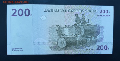 КОНГО 200 франков 2013.,, ДО 03.12. - P81128-121012(1)