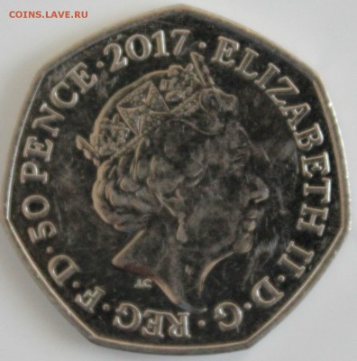 С РУБ.БРИТАНИЯ 50 пенсов 2017г.КРОЛИК ПИТЕР до 5.12 в 22-00 - IMG_5478.JPG