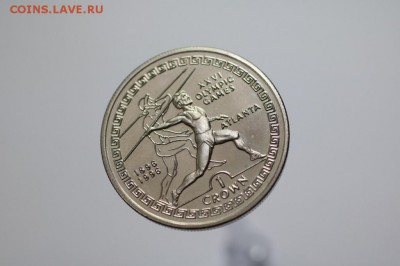 Крона Шайба Гибралтар 1 крона 1995 Олимпийски Игры Атланта - krona_shajba_gibraltar_1_krona_1995_olimpijski_igry_atlanta_1996_metanie_kopja