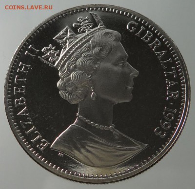 Крона Шайба Гибралтар 1 крона 1993 Зимние Олимпийские Игры - krona_shajba_gibraltar_1_krona_1993_zimnie_olimpijskie_igry_lillekhamer_1994_lyzhi_olimpiada (1)