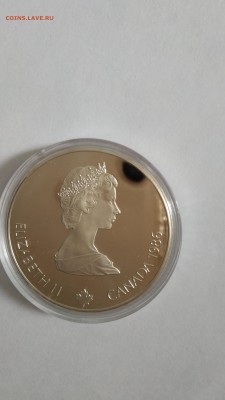 Монета Канада 20 долларов Серебро 1988 Калгари Лыжи - PHOTO_20181123_140255