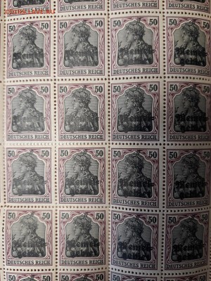 Марка Deutsches Reich Memel 50 - 3