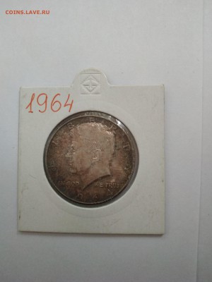 Пол доллара США 1964г. Серебро - PHOTO_20181123_144027