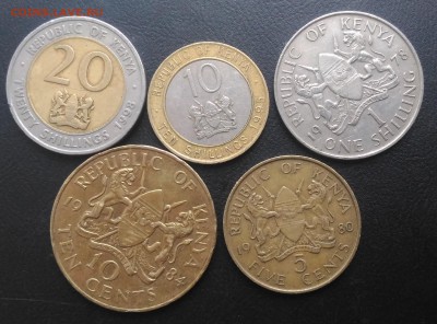 Кения 5 монет до 22.00 по мск 2.12.2018 - Кения 5 монет (1)