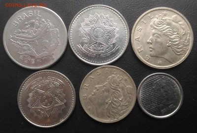 Бразилия 6 монет до 22.00 по мск 2.12.2018 - Бразилия 6 монет (1)