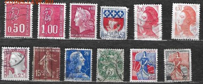 Марки Еропа. ФИКС. Франция 1 - Европа. Франция 1