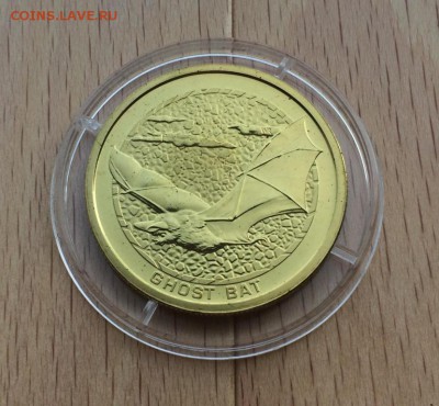 Австралия 1$ долларов 2008 Летучая мышь Животные Фауна - avstralija_1_dollarov_2008_letuchaja_mysh_zhivotnye_fauna