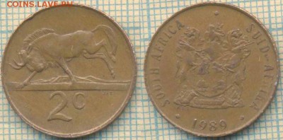 ЮАР 2 цента 1989 г.,до 05.12.2018 г. 22.00 по Москве - ЮАР 2 цент 1989  4666