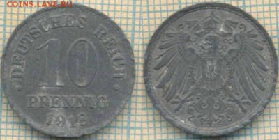 Германия 10 пфеннигов 1918 г. , до 05.12.2018 г. 22.00 по Мо - Германия 10 пфеннигов 1918 4670