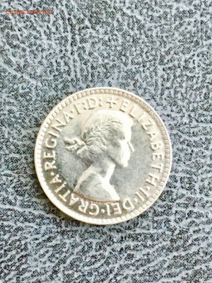 3 пенса Австралия (серебро) 1963 года. До 22:00 06.12.18 - 540E3DA7-29AE-47E1-BA87-BB333E3D524E
