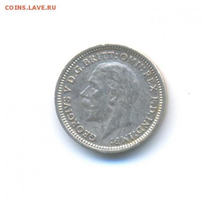 Ag. Британия 3 пенса 1936. XF. до 7.12 22:00 - 3