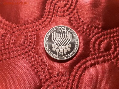 Германия. 5 марок 1974 г. Конституция. До 07.12.18. - 20181201_145952