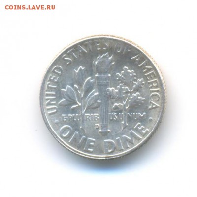 Ag. США дайм 1964D. Рузвельт. XF+.  до 7.12  22:00 - 6