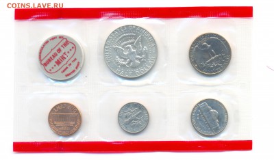 Ag. США набор 1969 в блистере. Денвер. UNC. До 7.12 22:00 - 5