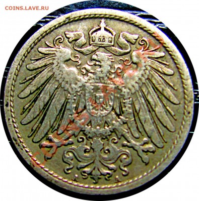 R97 Германия 10 пфеннигов 1906A до 31.05 в 21°° - R97 10 1906A_2