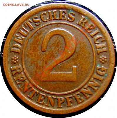 R99 Германия 2 рентных пфеннига 1924J до 31.05 в 21°° - R99 2 1924J_1