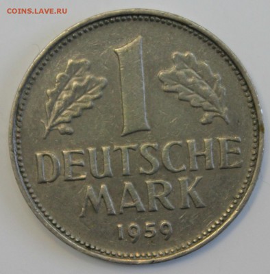 С РУБ.ГЕРМАНИЯ 1 марк 1959г."F" до 8.12 в 22-00 - IMG_5502.JPG