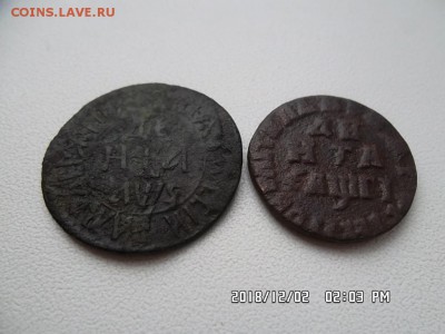 денга 1706 и 1713 года - SAM_5127.JPG