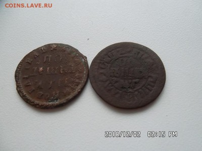 полушки 1713 и 1703 года - SAM_5135.JPG
