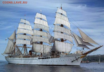 Монеты с Корабликами - барк «Nippon Maru»