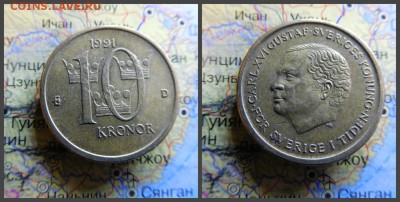 Швеция 10 крон, 1991 - 10