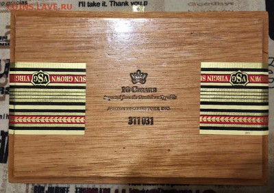 Коробка из под сигар ASTON VSG ROBUSTO +БОНУС СИГАРА 07.12. - кор
