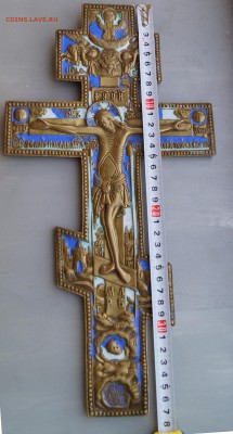 Крест киотный большой, распятие. 19 век. В коллекцию. - DSC02741.JPG