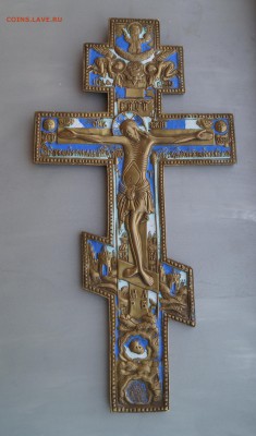 Крест киотный большой, распятие. 19 век. В коллекцию. - DSC02735.JPG