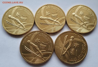 Польша, 2 злотых 2010 г, Олимпийские игры, Ванкувер, 5 монет - IMG_20181203_155700