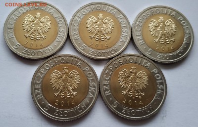 Польша, 5 злотых 2014 года, 25 лет свободы, 5 монет - IMG_20181203_160325