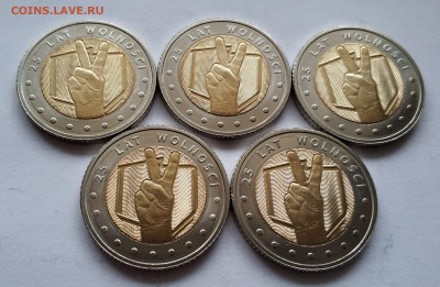 Польша, 5 злотых 2014 года, 25 лет свободы, 5 монет - IMG_20181203_160305