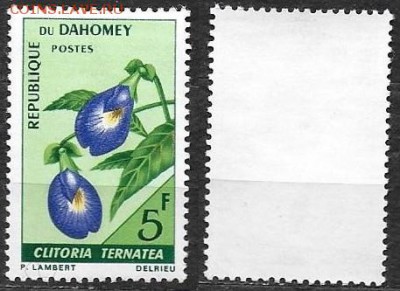 Дагомея 1967. ФИКС. Флора Mi dY300 - Дагомея Mi DY300