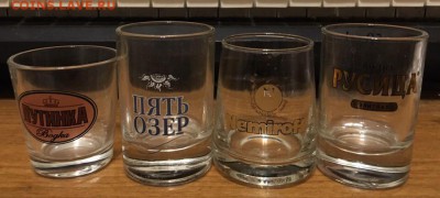 Стопки для водки разные ФИКС. До ухода в архив. - стекло