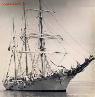 Кораблики на банкнотах - Belgian_barquentine_Mercator.