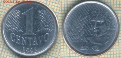 Бразилия 1 сентаво 1994 г., до 10.12.2018 г. 22.00 по Москве - Бразилия 1 сентаво 1994 4706