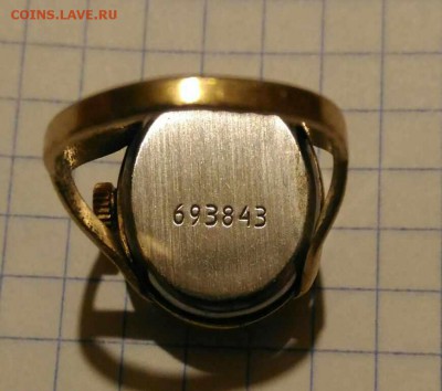 Часы кольцо Чайка позолота СССР на ходу до 7.12.18г в 22 00 - 1543942649525241