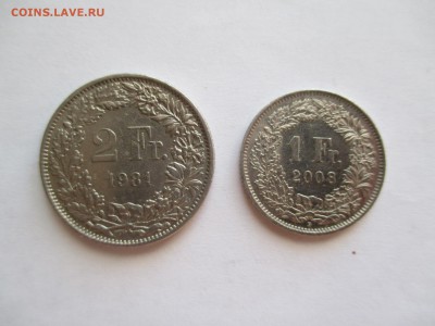 1 и 2 швейцарских франка ниже курса - IMG_0016.JPG