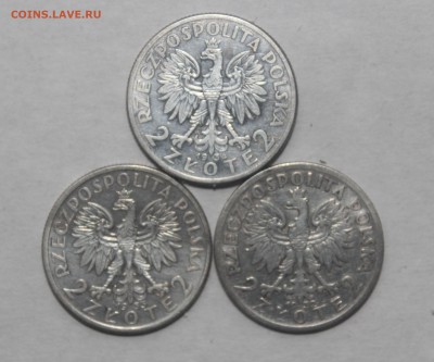 2 гроша, 1932, 1933, 1934 год, Ядвига, серебро - IMG_3781_cr