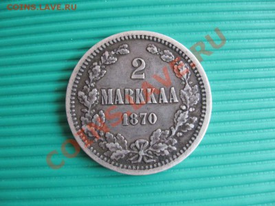 Финляндия 2 маркки 1870 г. до 28.05.11 .21-00 - Изображение 001