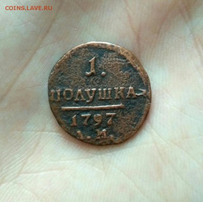 1 Полушка 1797г. А.М. до 10.12.2018. до 23.00 по МСК. - IyKRmHN5SHU