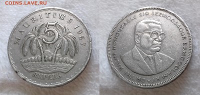 МАВРИКИЙ 5 рупий 1987 до 12 декабря 22-00 мск - МАВРИКИЙ 5 рупий 1987 20181205_1155