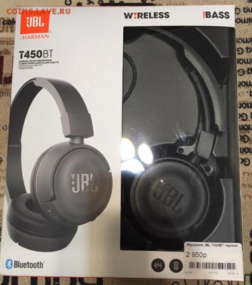 Беспроводные наушники с микрофоном JBL T450BT 08.12.2018 - нау