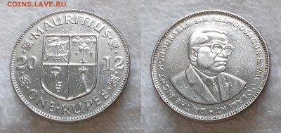 МАВРИКИЙ 1 рупия 2012 до 12 декабря 22-00 мск - МАВРИКИЙ 1 рупия 2012 20181205_1155