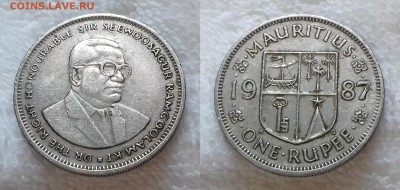 МАВРИКИЙ 1 рупия 1987 до 12 декабря 22-00 мск - МАВРИКИЙ 1 рупия 1987 20181205_1159