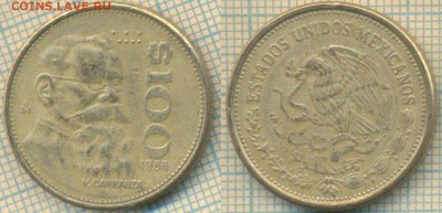 Мексика 100 песо 1986 г., до 11.12.2018 г. 22.00 по Москве - Мексика 100 песо 1986  3696