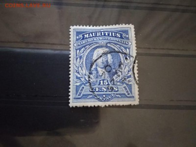 Британские колонии Маврикий отдельный выпуск 1899г гаш. - 76