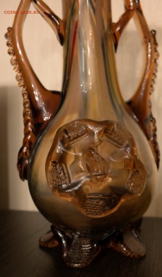 Ваза разноцветное гутное стекло, крупная - SAM_4583.JPG